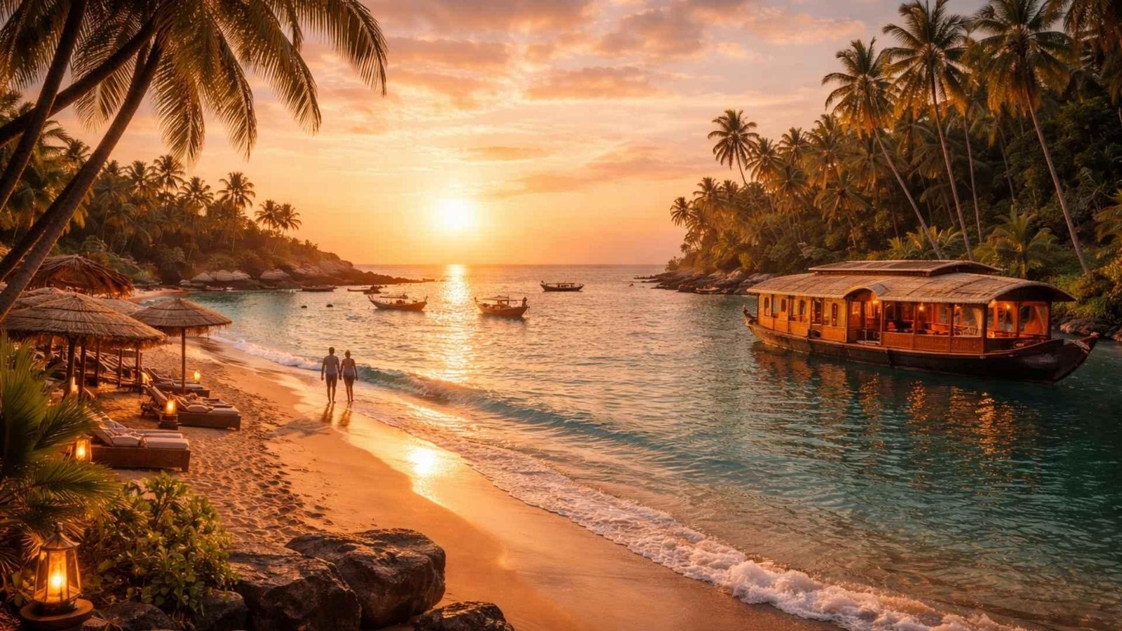 Goa beach sunset